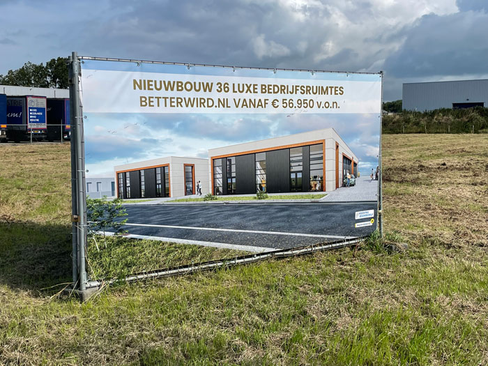 bouwhekdoeken bedrukken